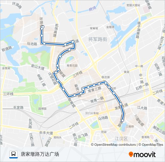 公交318路的线路图