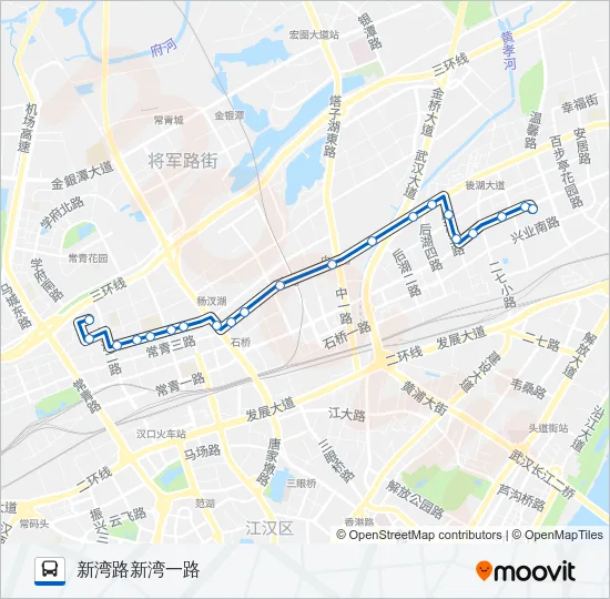 321路 Bus Line Map