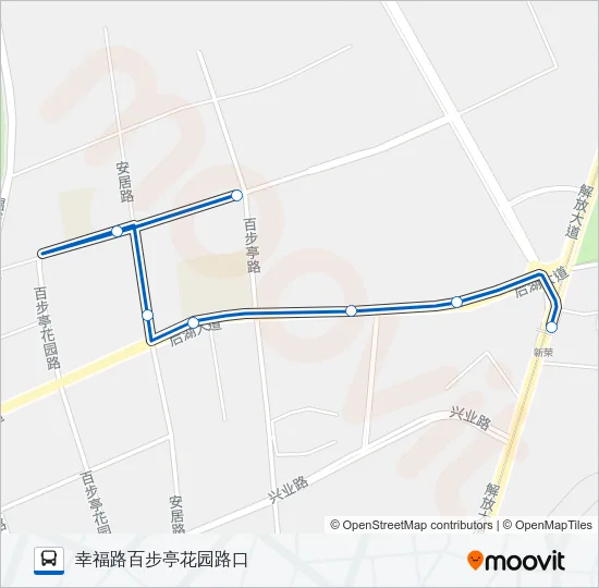 公交323路的线路图