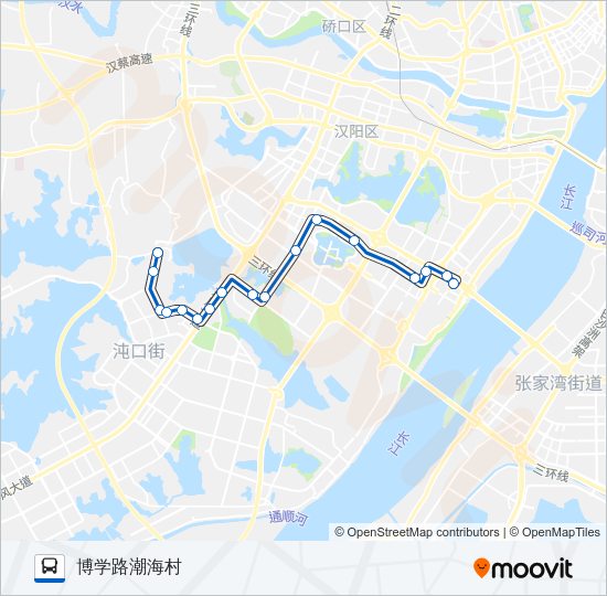 公交325路的线路图