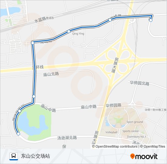 公交327路的线路图
