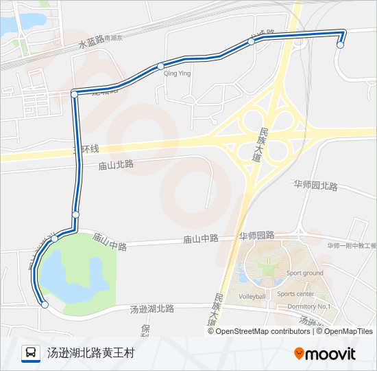 公交327路的线路图