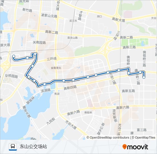 公交331路的线路图