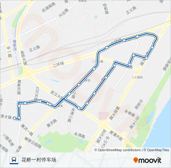 332路 Bus Line Map