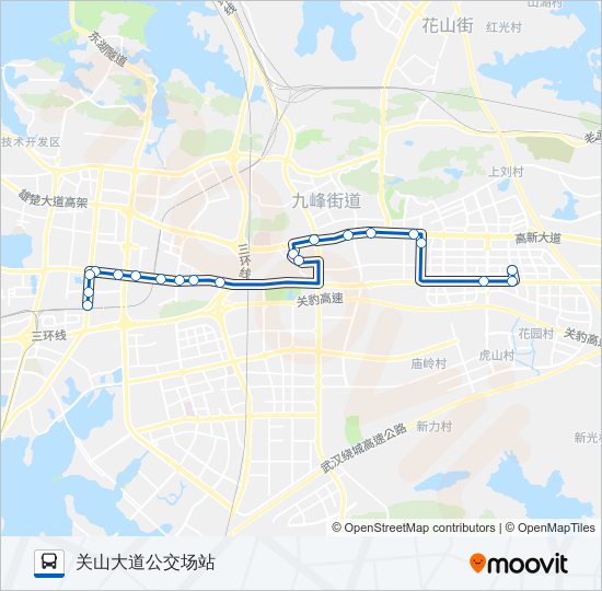 公交333路的线路图