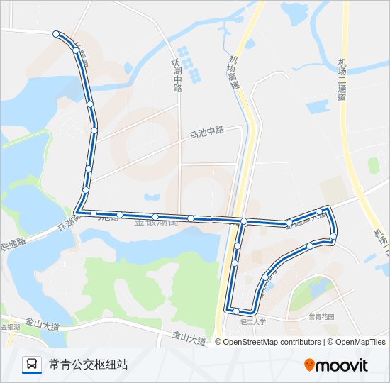 公交339路的线路图