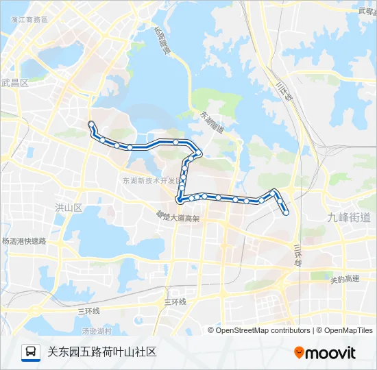 340路 Bus Line Map