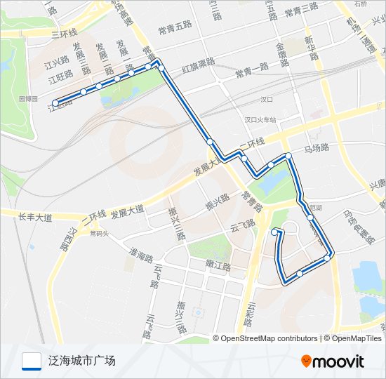 公交342路的线路图