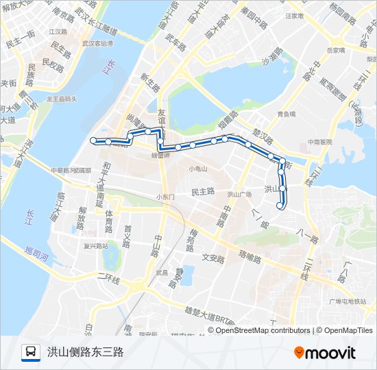 公交343路的线路图