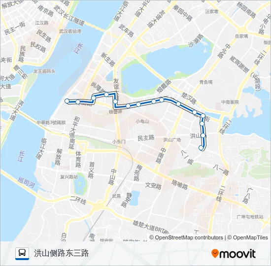 343路 Bus Line Map