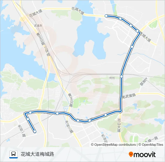 345路 Bus Line Map
