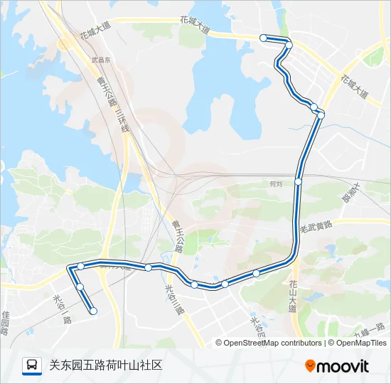 345路 Bus Line Map