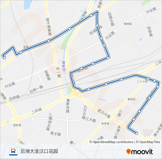 公交346路的线路图