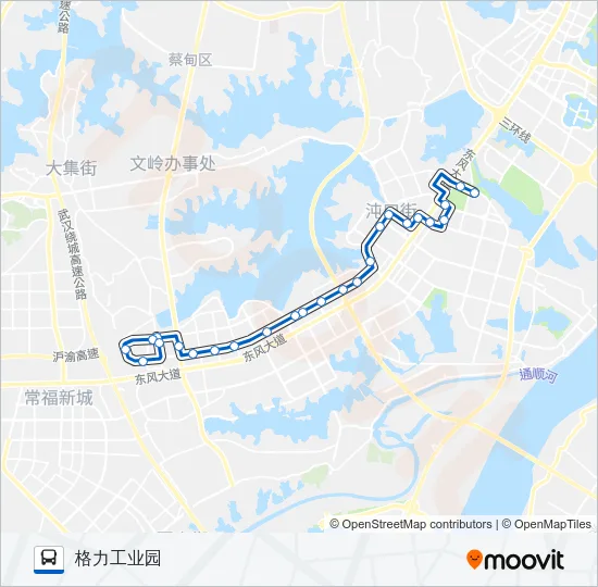 351路 Bus Line Map
