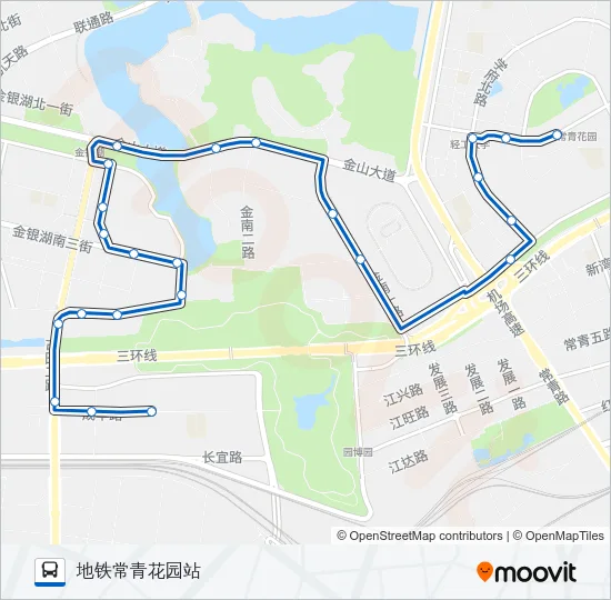 353路 Bus Line Map
