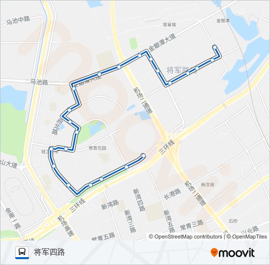 公交358路的线路图