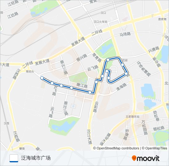 公交360路的线路图
