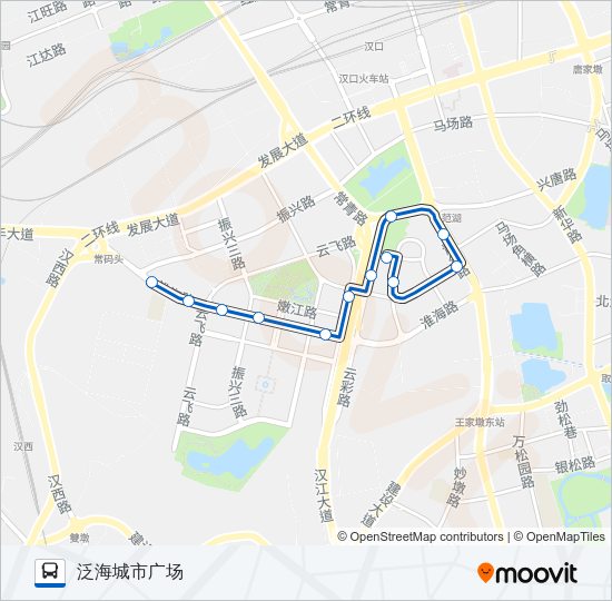 公交360路的线路图
