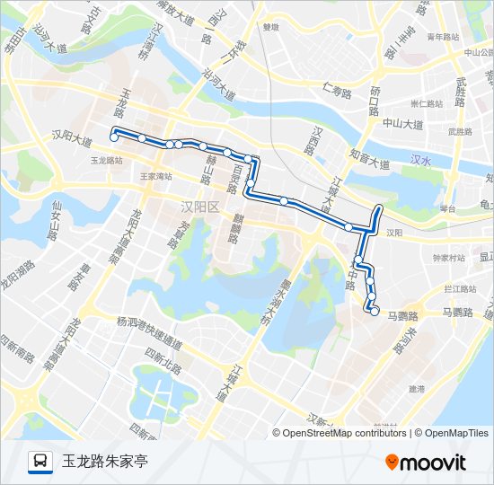 公交361路的线路图