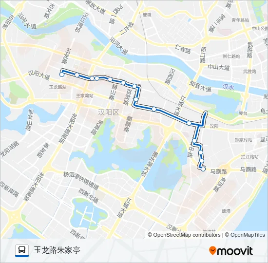 361路 Bus Line Map