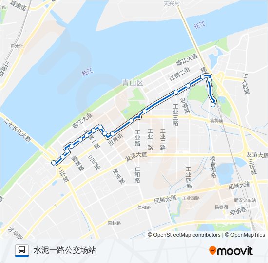 公交368路的线路图