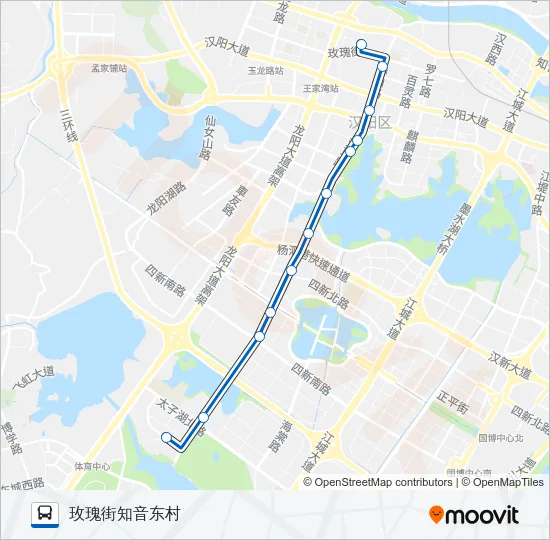 369路 Bus Line Map