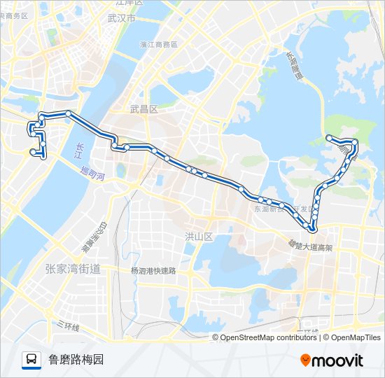 公交401路的线路图