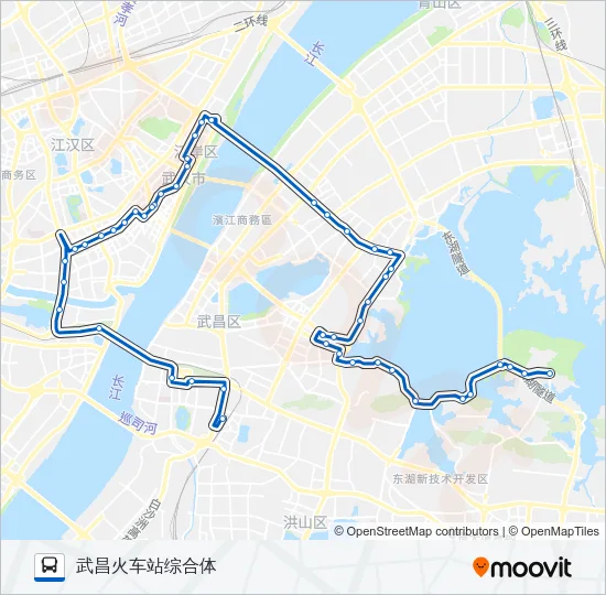公交402路的线路图