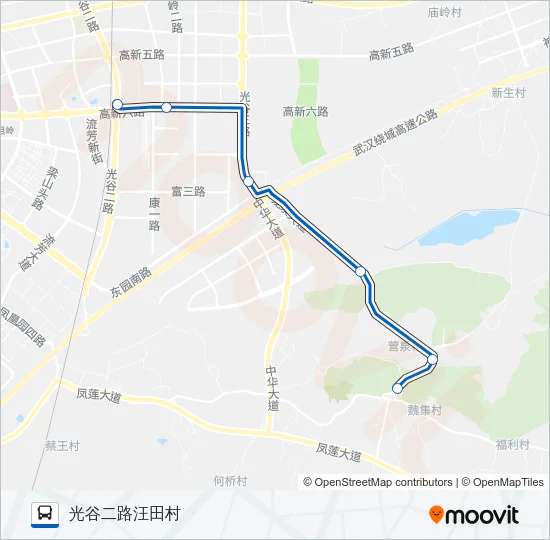 公交406路的线路图