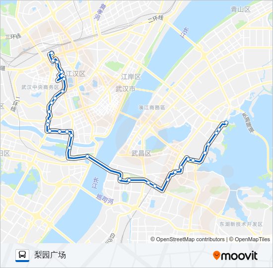 公交411路的线路图