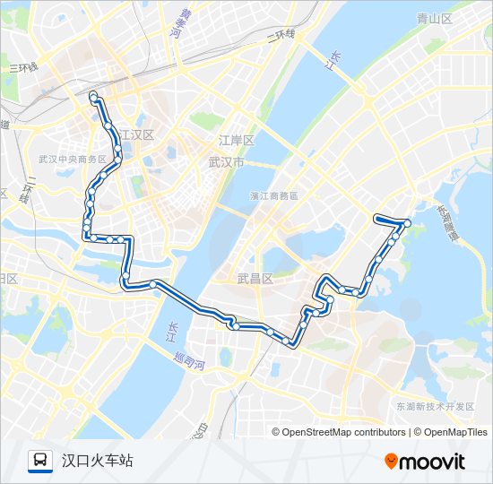 公交411路的线路图