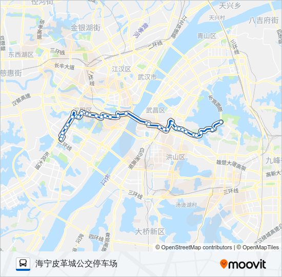 公交413路的线路图