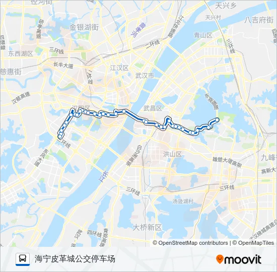 公交413路的线路图