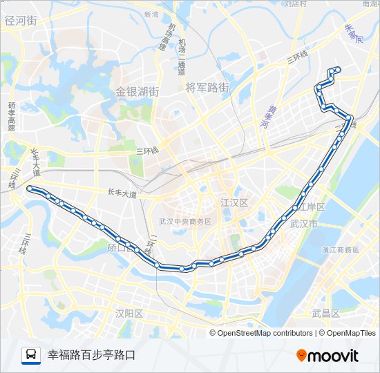 公交508路的线路图