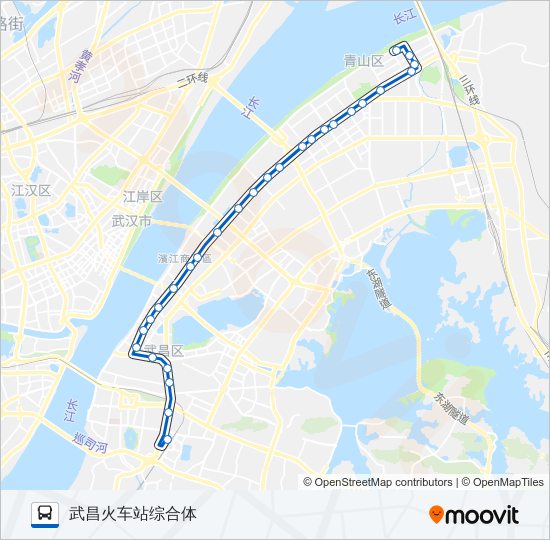 公交511路的线路图