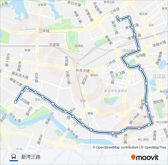 公交512路的线路图