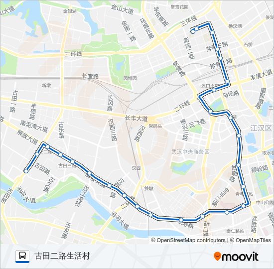 公交512路的线路图