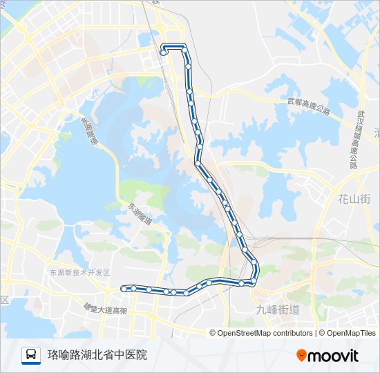 公交513路的线路图