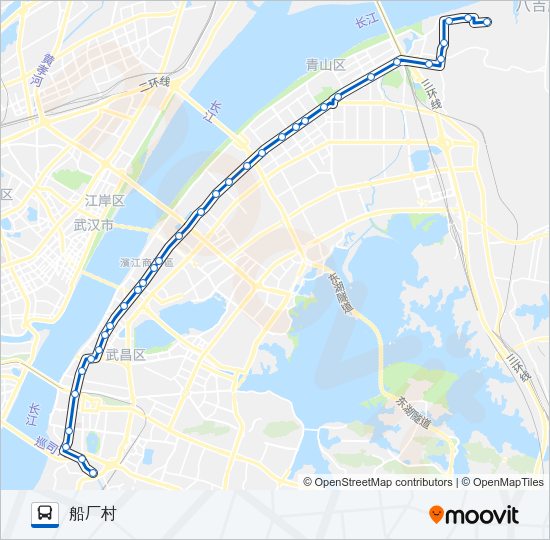 公交514路的线路图
