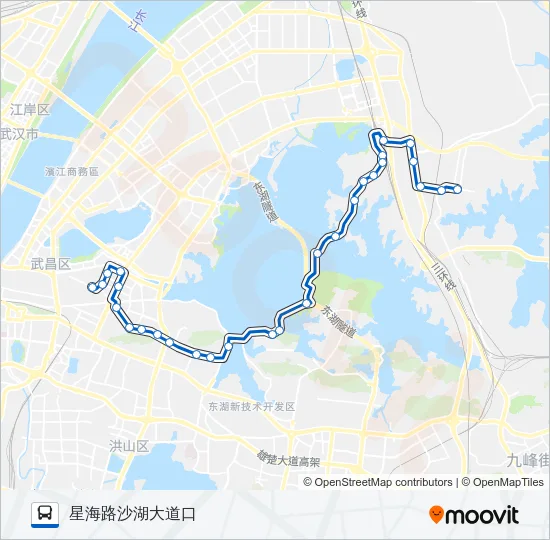 公交515路的线路图