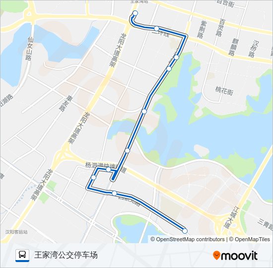 公交517路的线路图