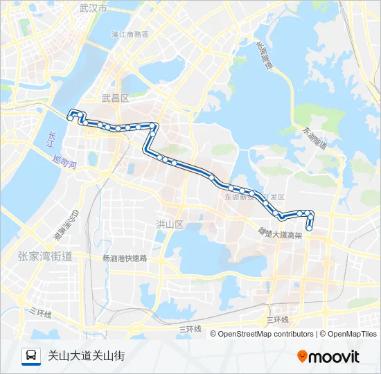 521路 Bus Line Map