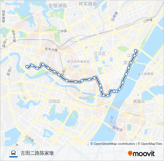 公交523路的线路图