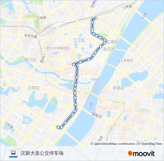 公交524路的线路图