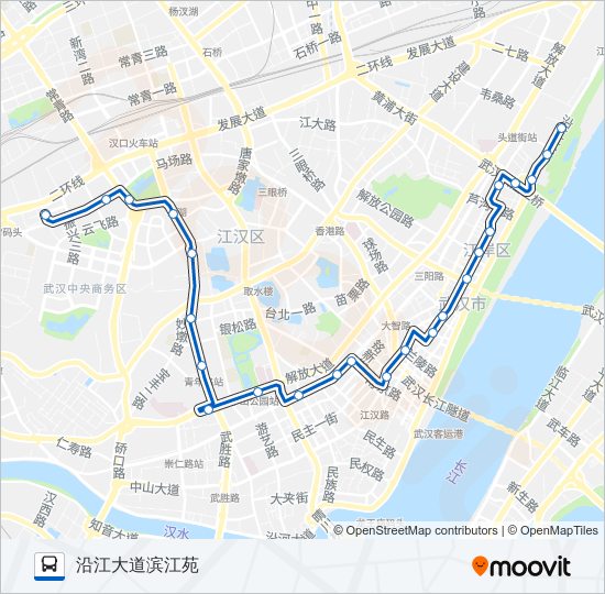 公交526路的线路图