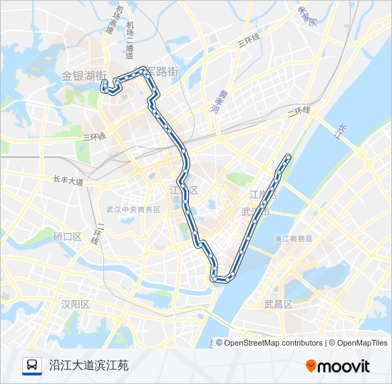 公交527路的线路图
