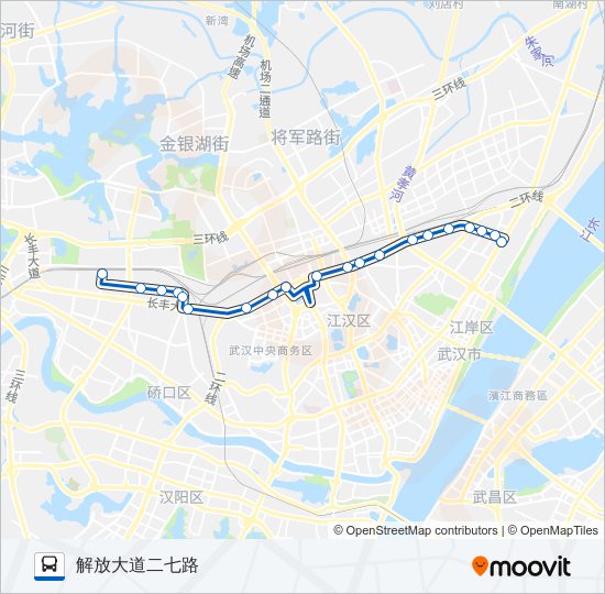 公交528路的线路图