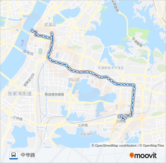 公交529路的线路图