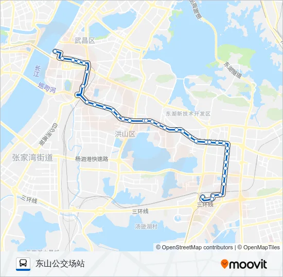公交529路的线路图