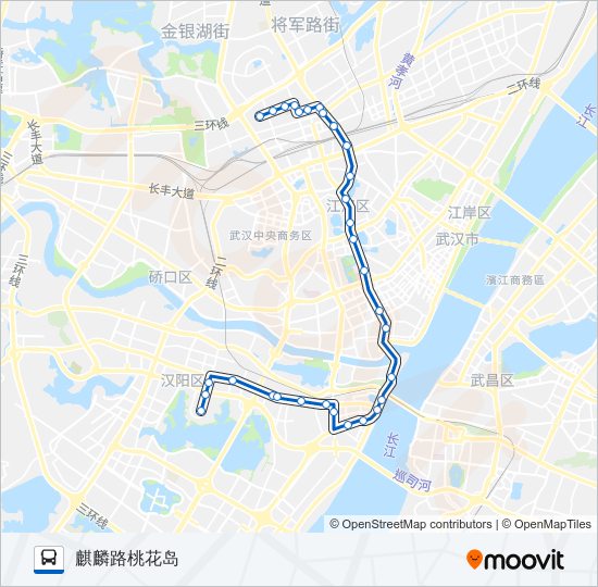 公交535路的线路图